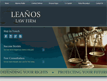 Tablet Screenshot of jleanoslaw.com